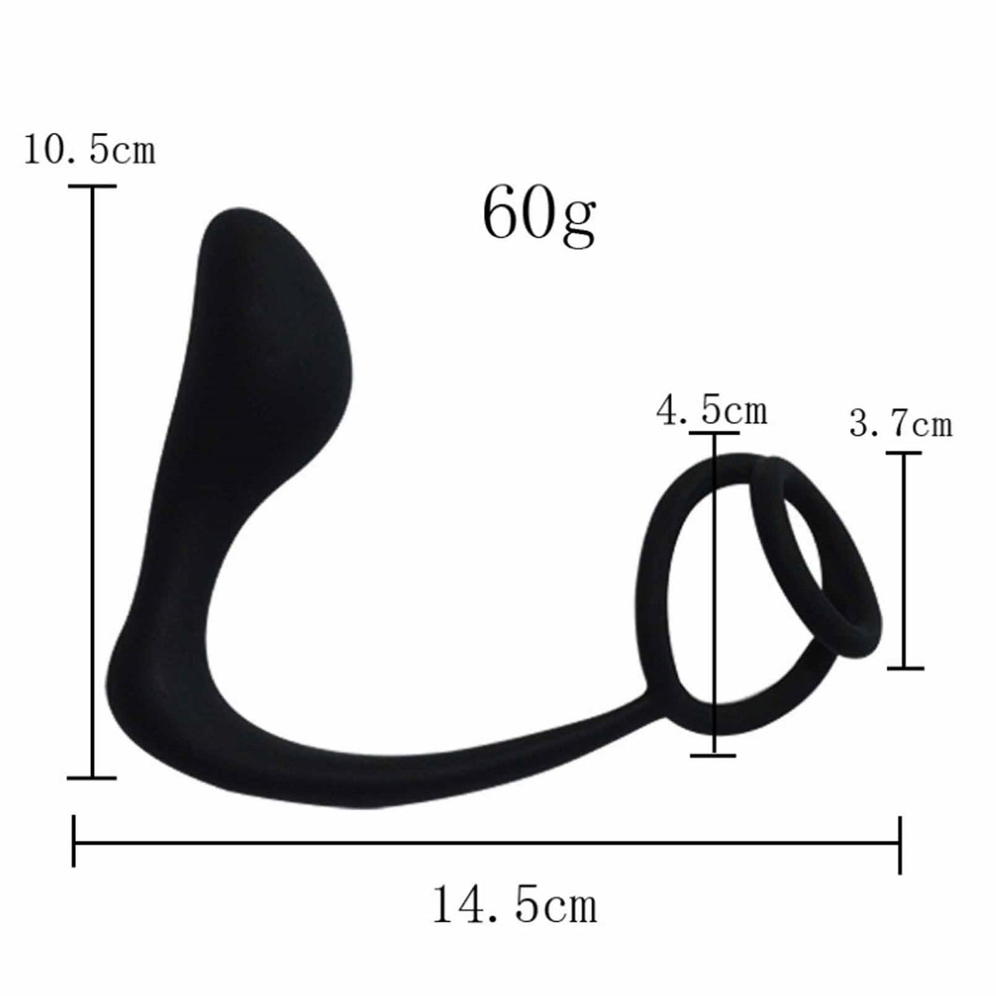 Backyard Pull Beads Anal Plug Male and Female Sex