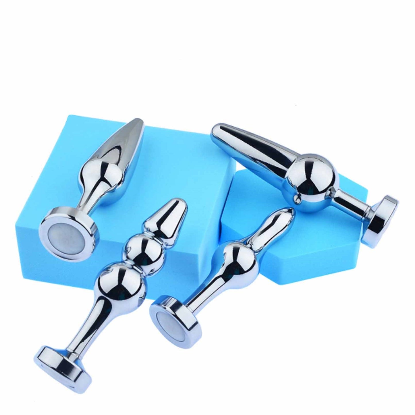4 Pcs Luxury Jewelry Design Fetish Stainless Steel