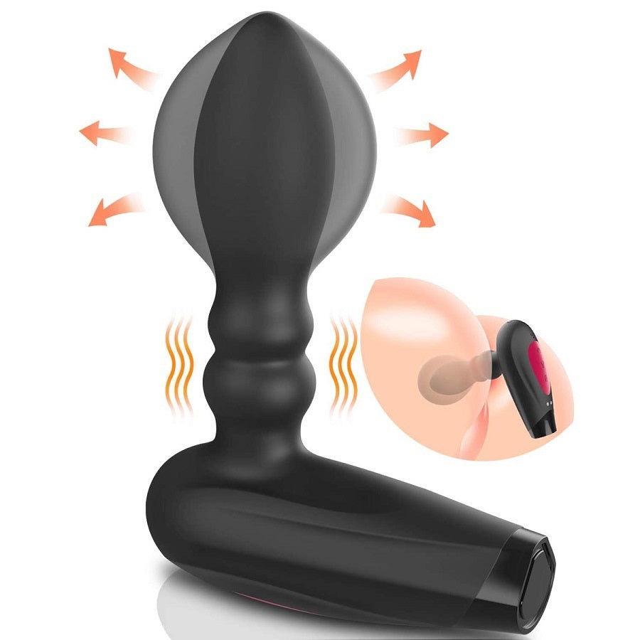 Vibrating Butt Plug Electric Shock Anal Plug Vibra