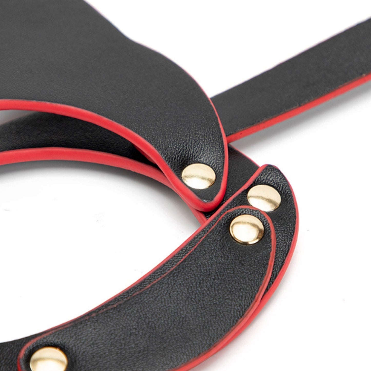Adult Products PU leather Cat Face Head Mask Open