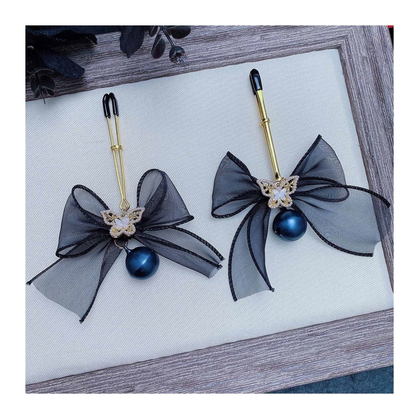 1 Pair Adjustable Non Piercing Nipple Rings Nipple