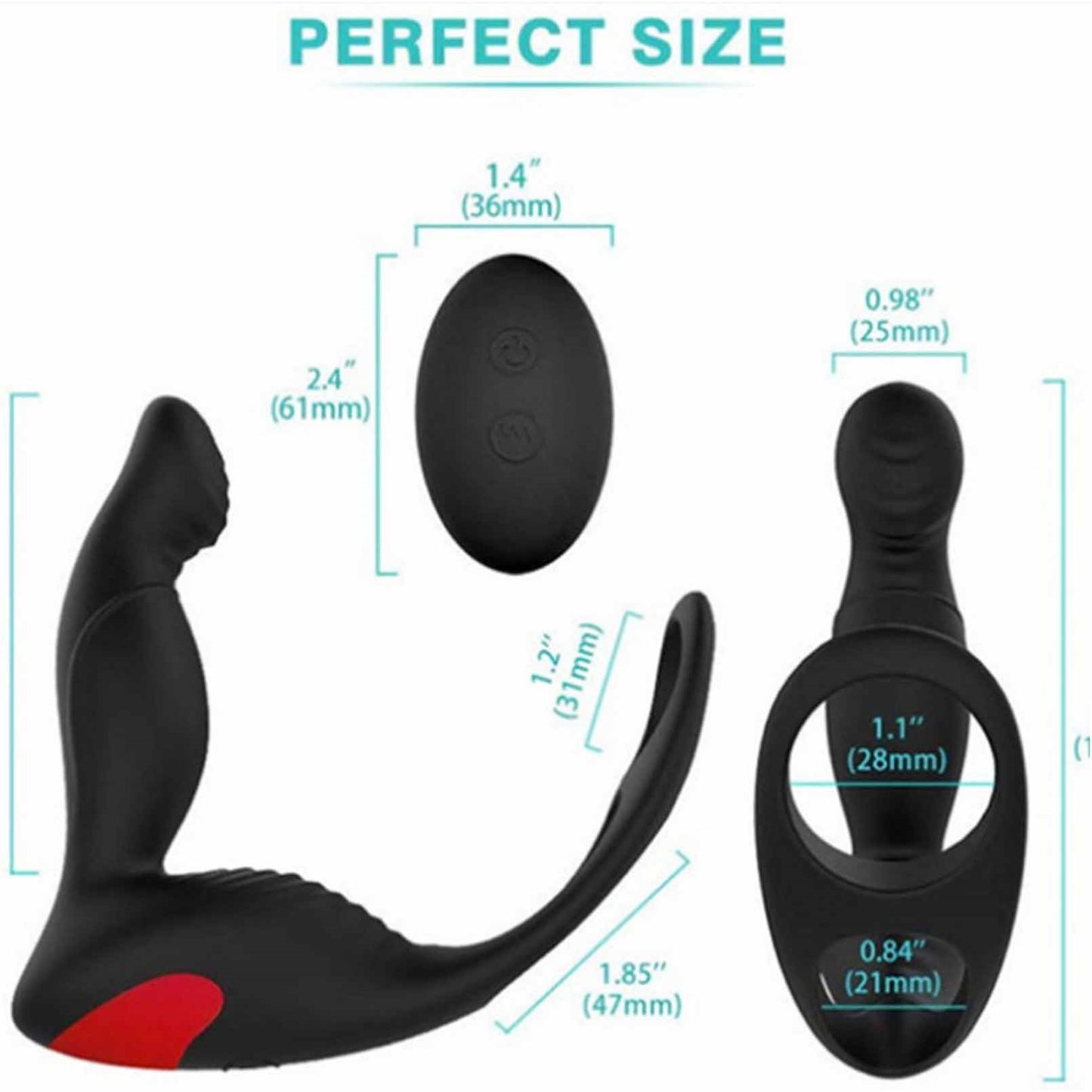 Male and Female Remote Control Prostate Massager,