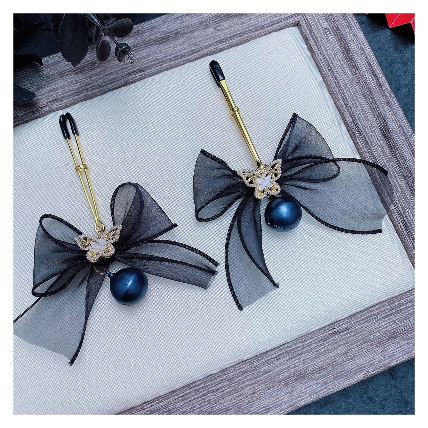 1 Pair Adjustable Non Piercing Nipple Rings Nipple