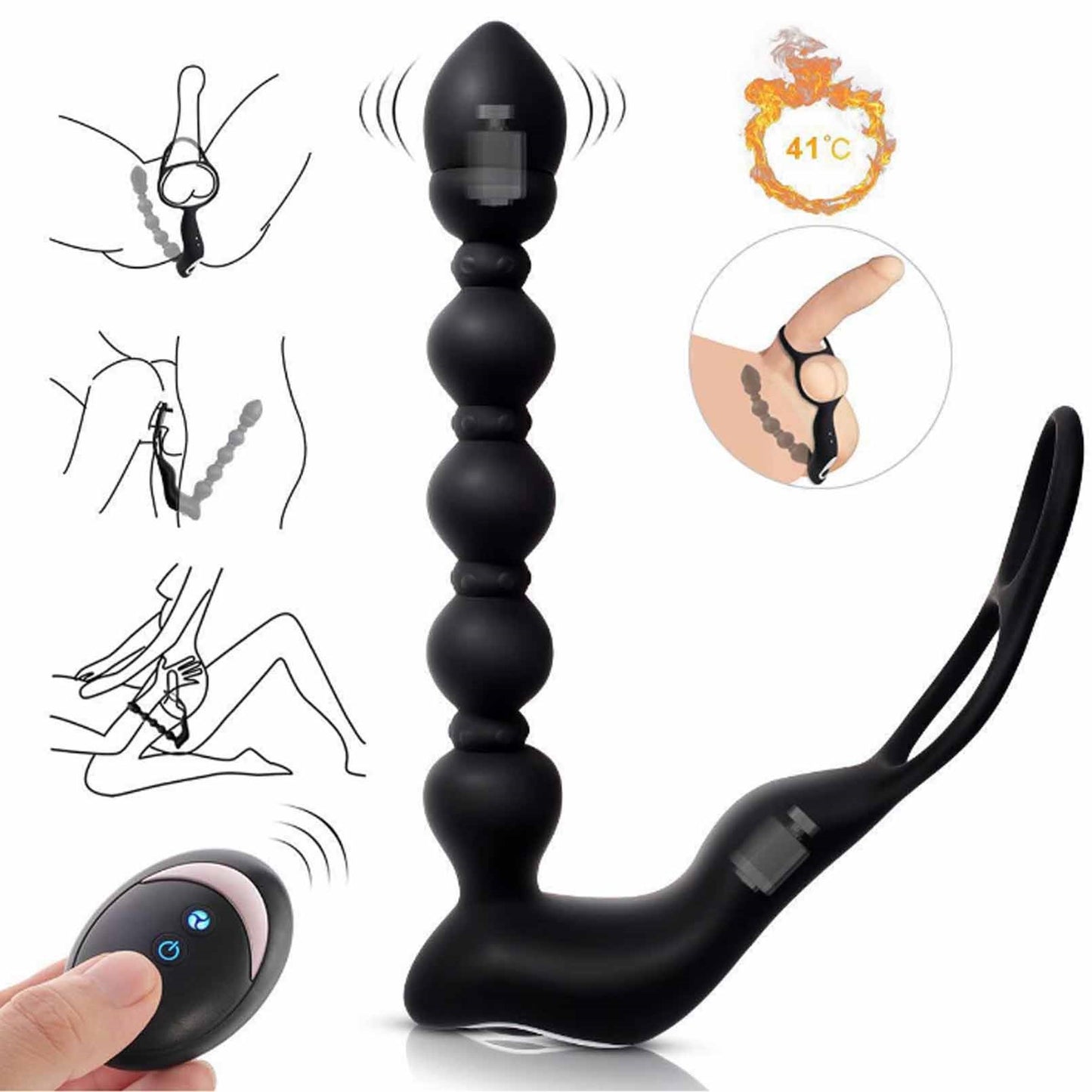 Sex Toys for Men Anal Plug Prostate Massager with