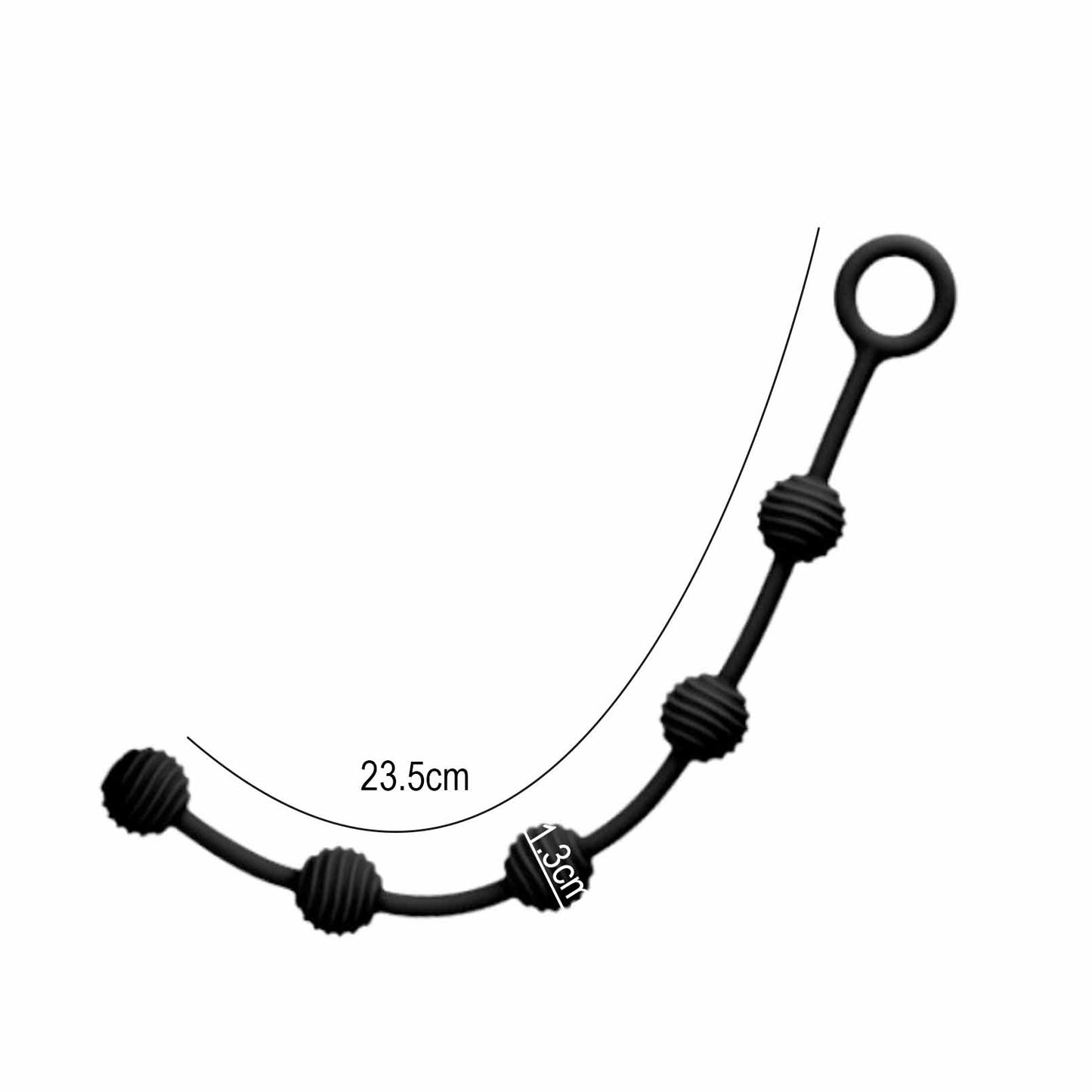 Anal Beads Anal Butt Plug - 9 inch Large Flexible