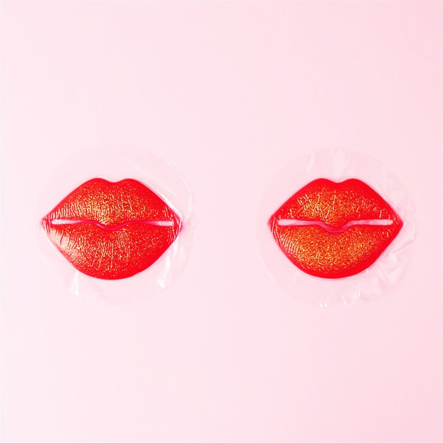 Fashion Bling Sexy Red Lip Sexy Nipple Cover Breas