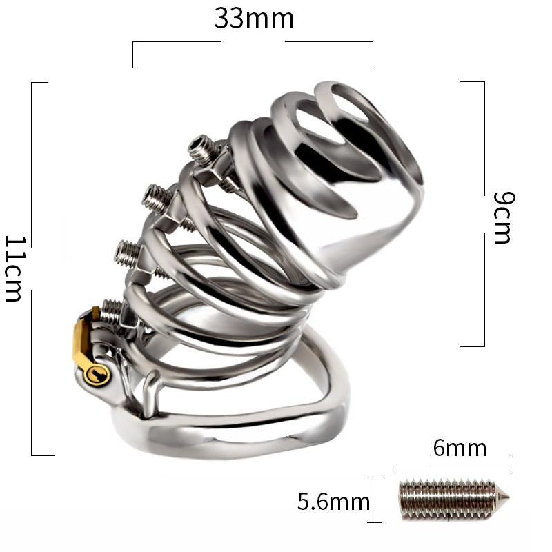 Metal Male Chastity Locks Cage Device Chastities D
