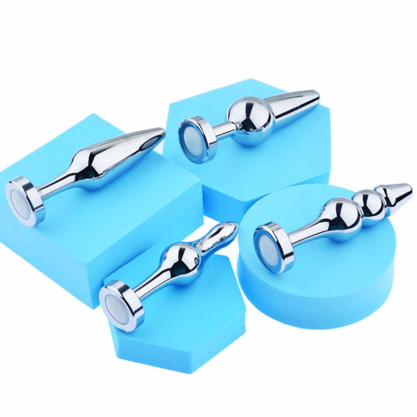 4 Pcs Luxury Jewelry Design Fetish Stainless Steel