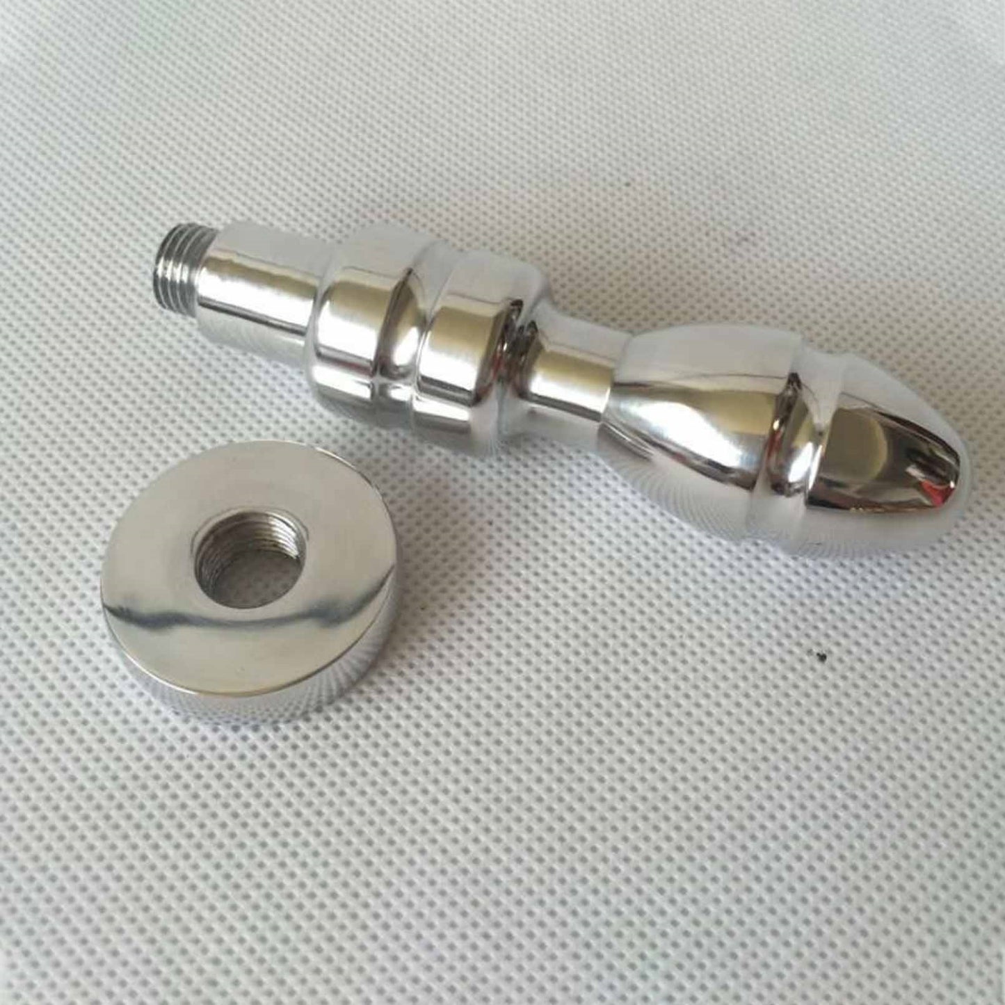 Heavy Anus Beads Lock Stainl Steel Anal Plug with
