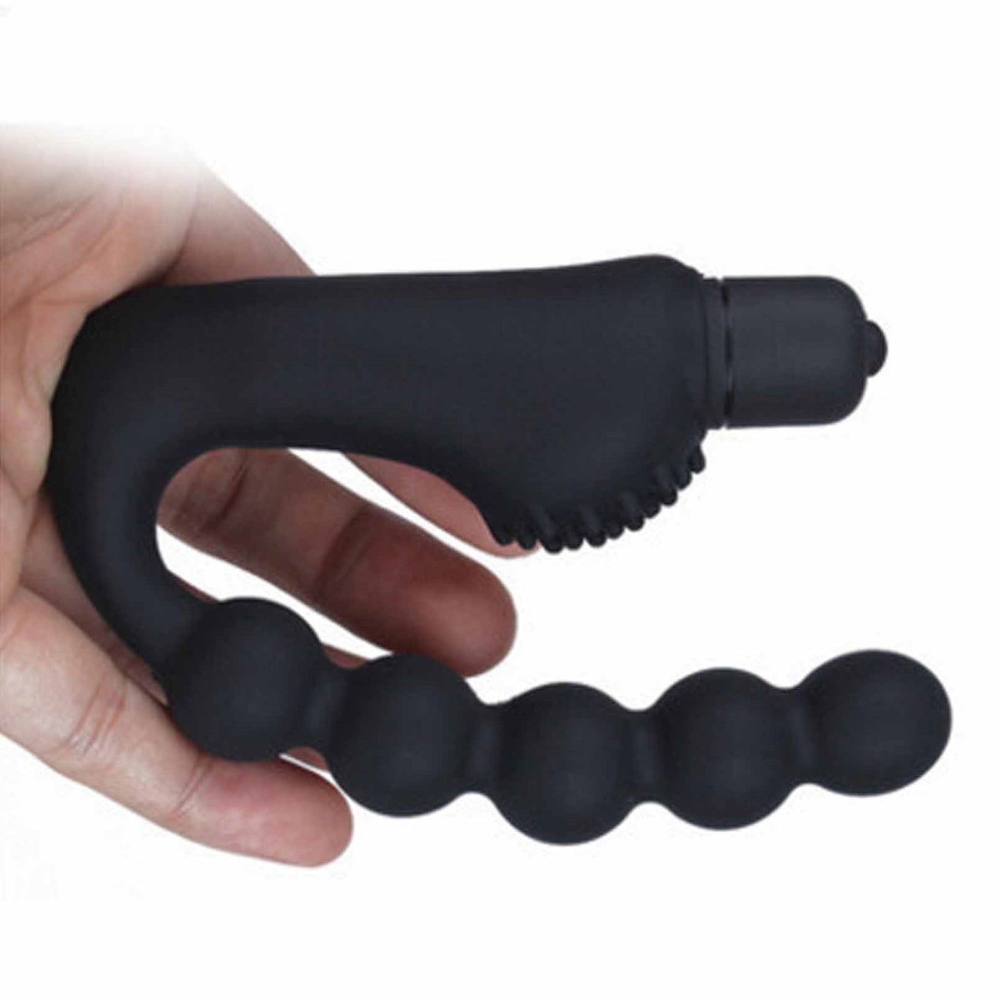 Butt Plug Anal Sex Toys with Penis Ring & Anal Bea