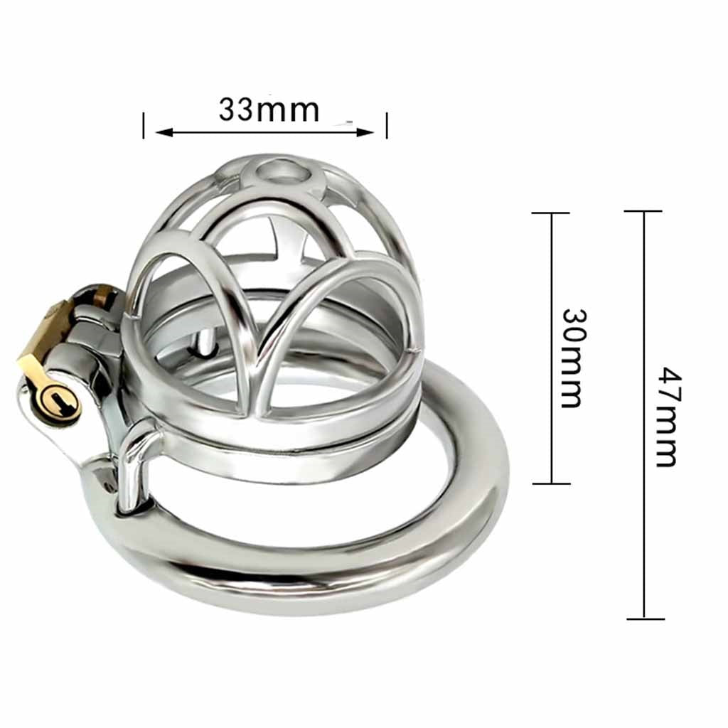 Stainless Steel Chastity Device Belt Restraint Me