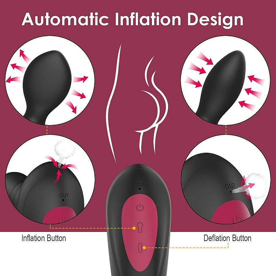 Vibrating Butt Plug Electric Shock Anal Plug Vibra
