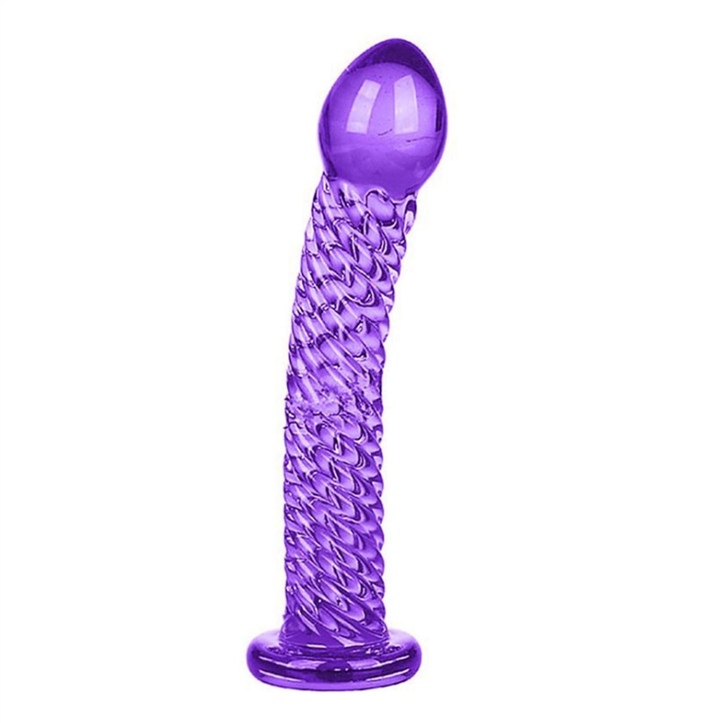 Crystal Glass Adult Toy Metal Anal Plug Ring For C