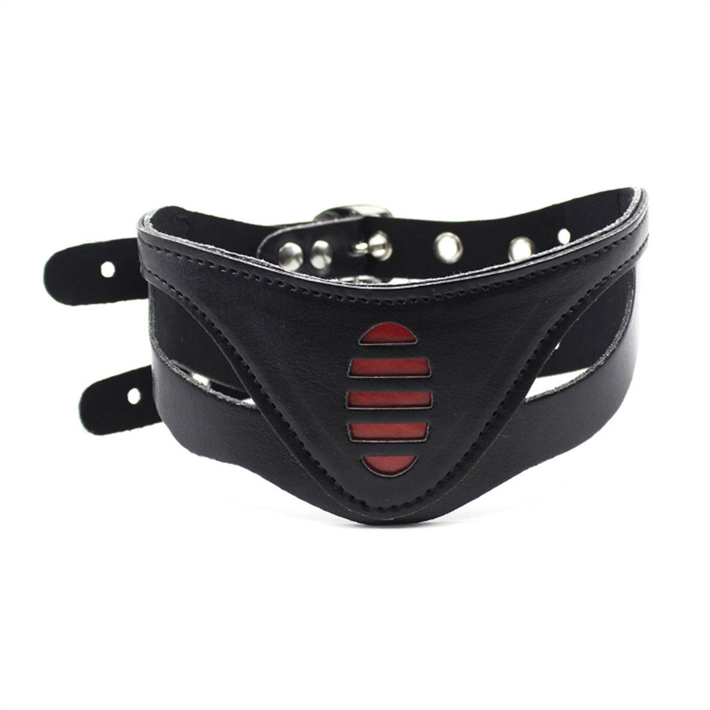 PU Leather Choker Collar Necklace Adjustable Size