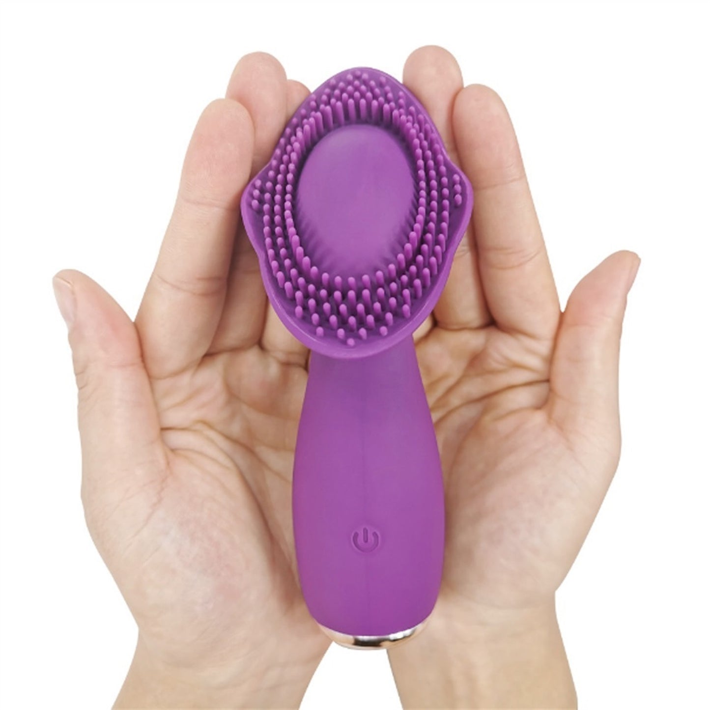 10 Frequency Vibration Stick Silicone Face Brush C