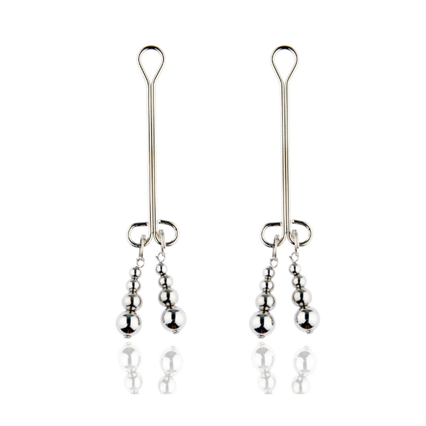 Four Beads Metal Clip Nipple Clamps With Screw Pie