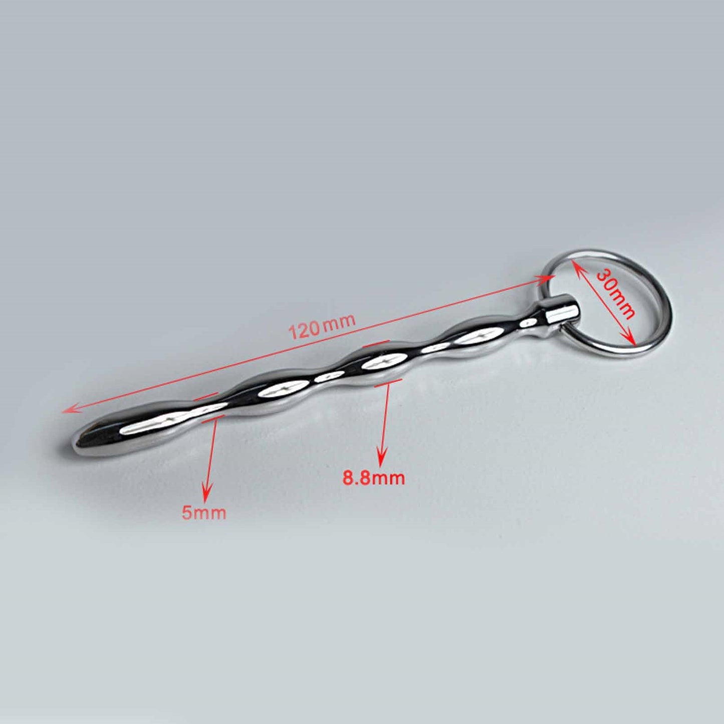 Stainless Steel Beads 120mm Urethral Sounds Penis