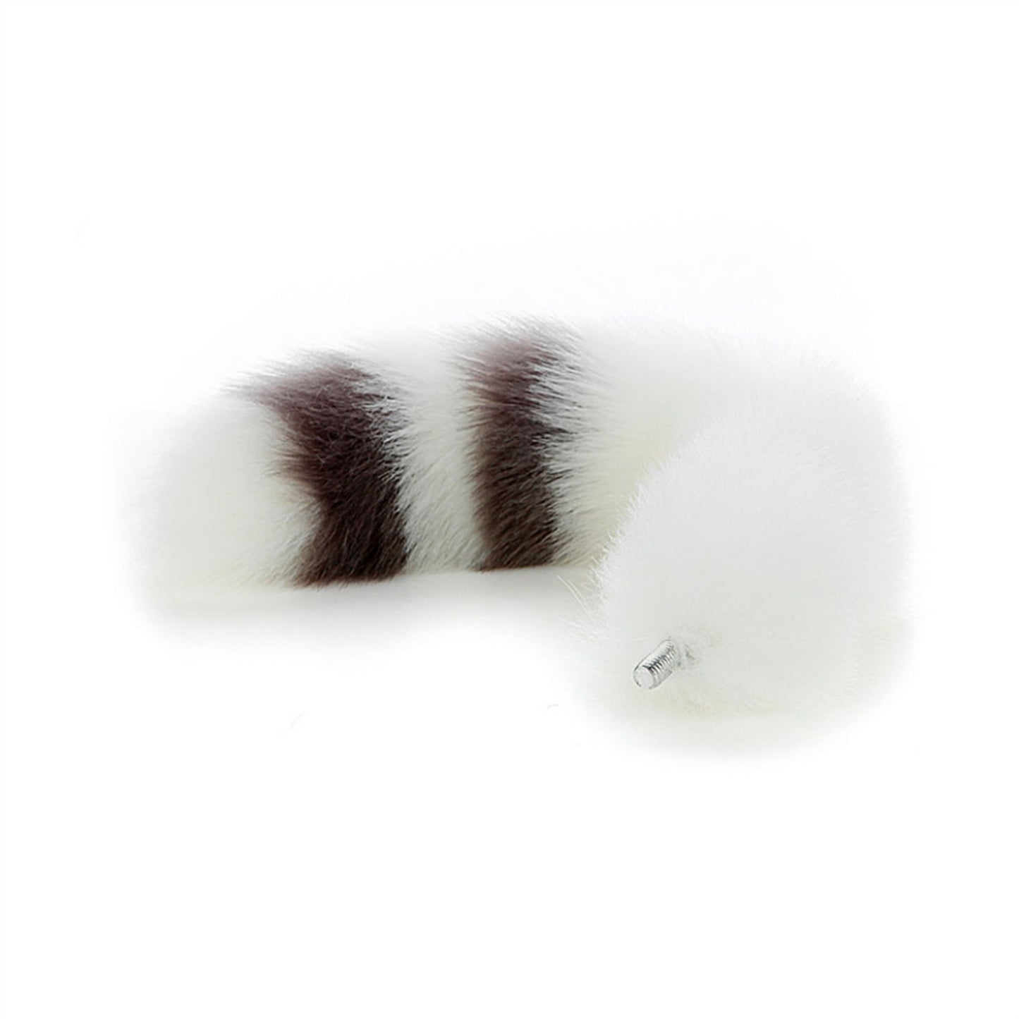 Removable Imitation Fox Tail Anal Plug For Couple