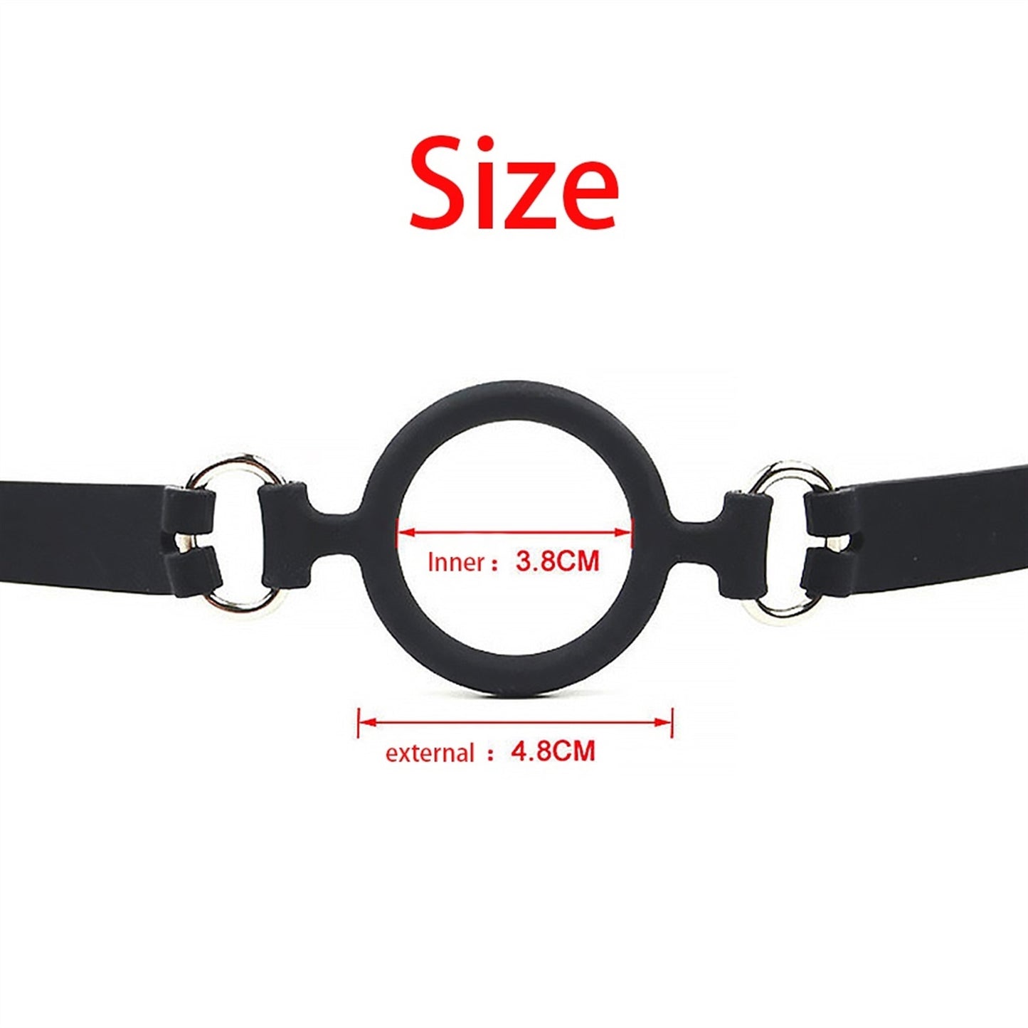 Open Mouth silicone ring Plug Fixation adjustable