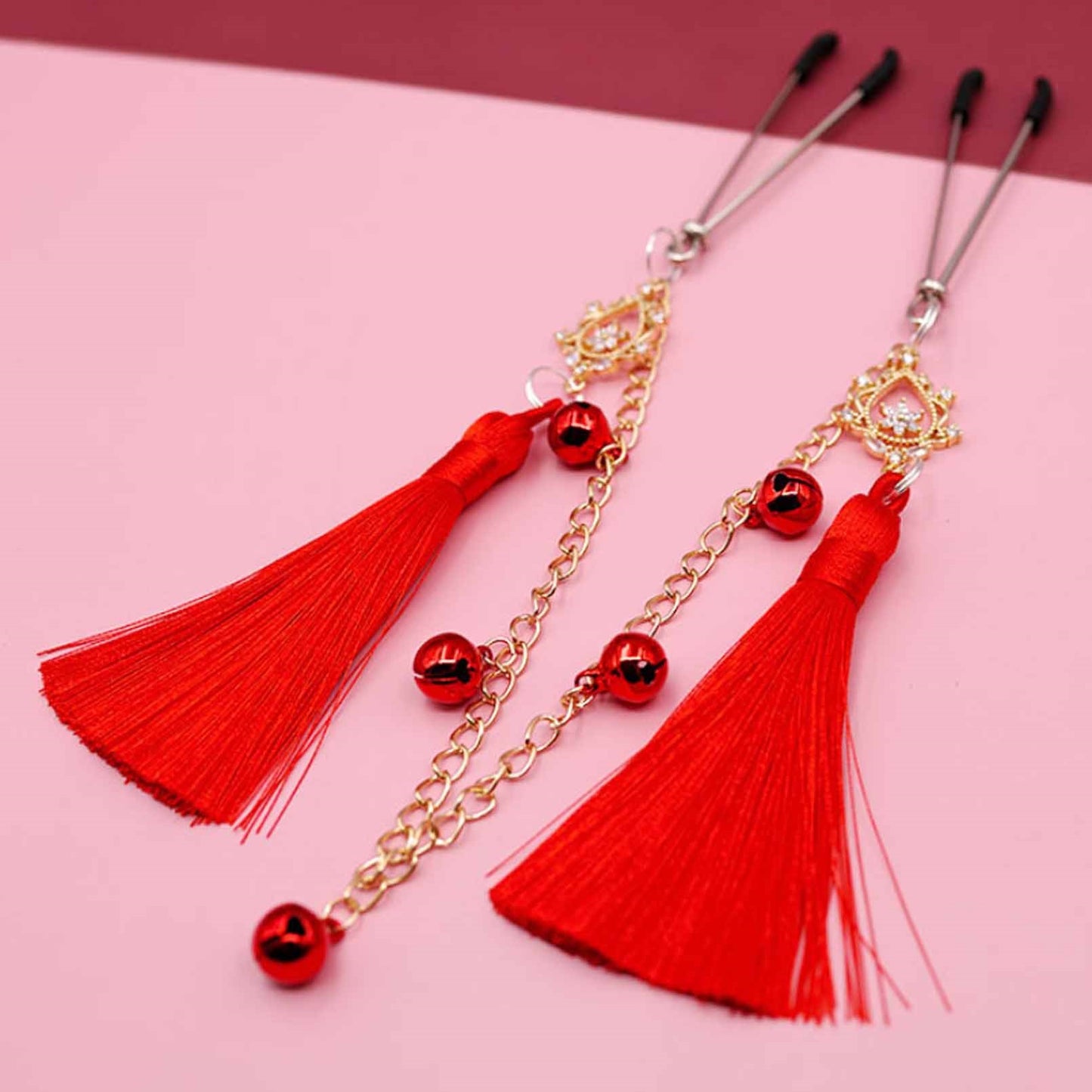3 Pair Nipple Noose Nipple Clip Pendant with Bells
