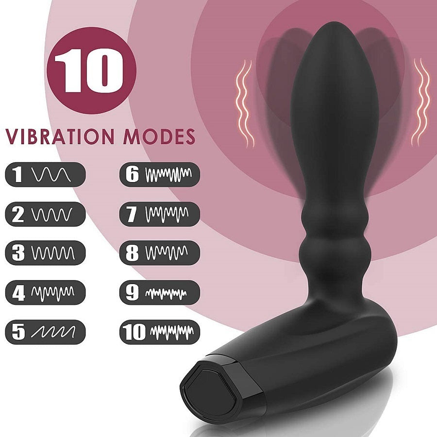 Vibrating Butt Plug Electric Shock Anal Plug Vibra