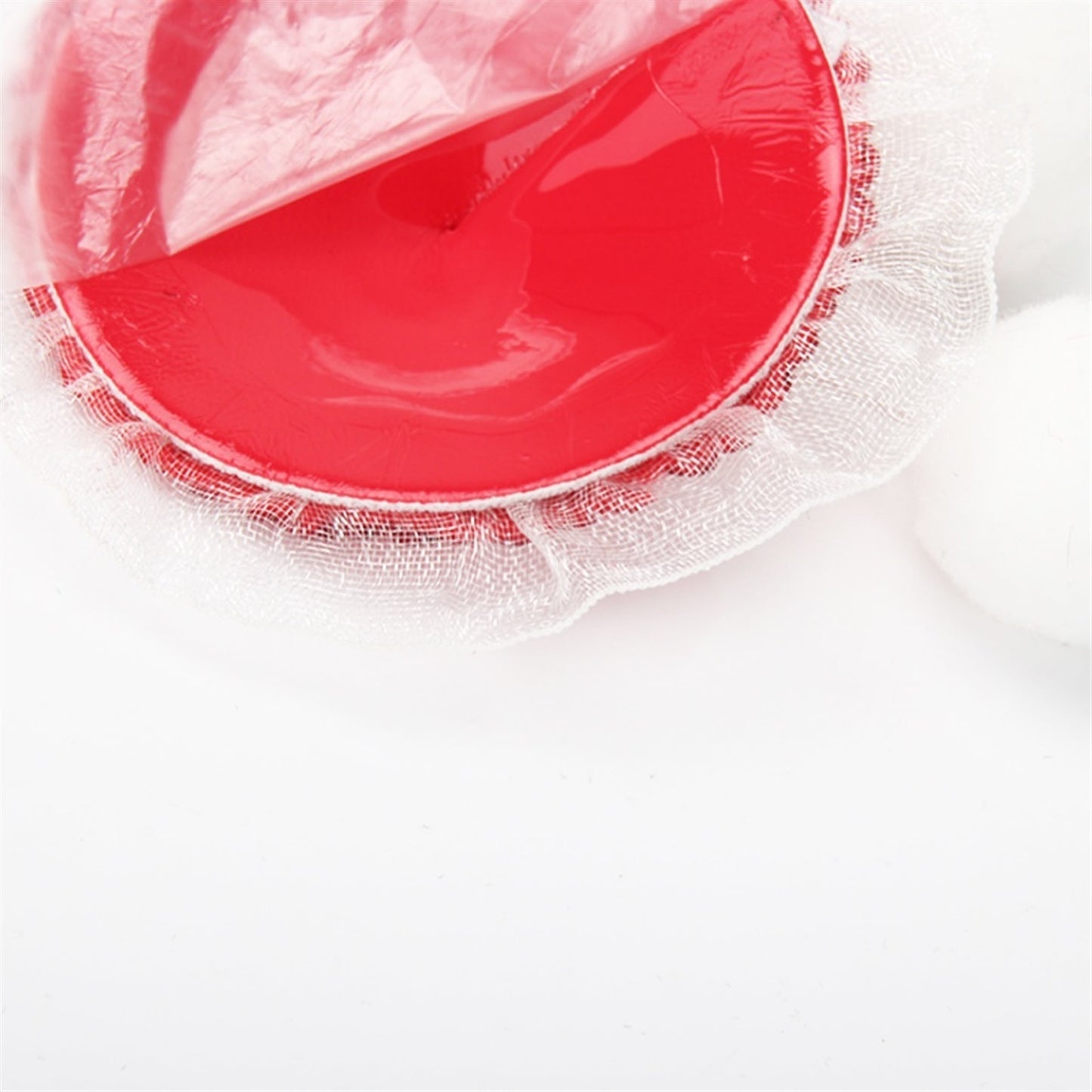 Red Sequins White Ball Pendants Nipple Cover Breas