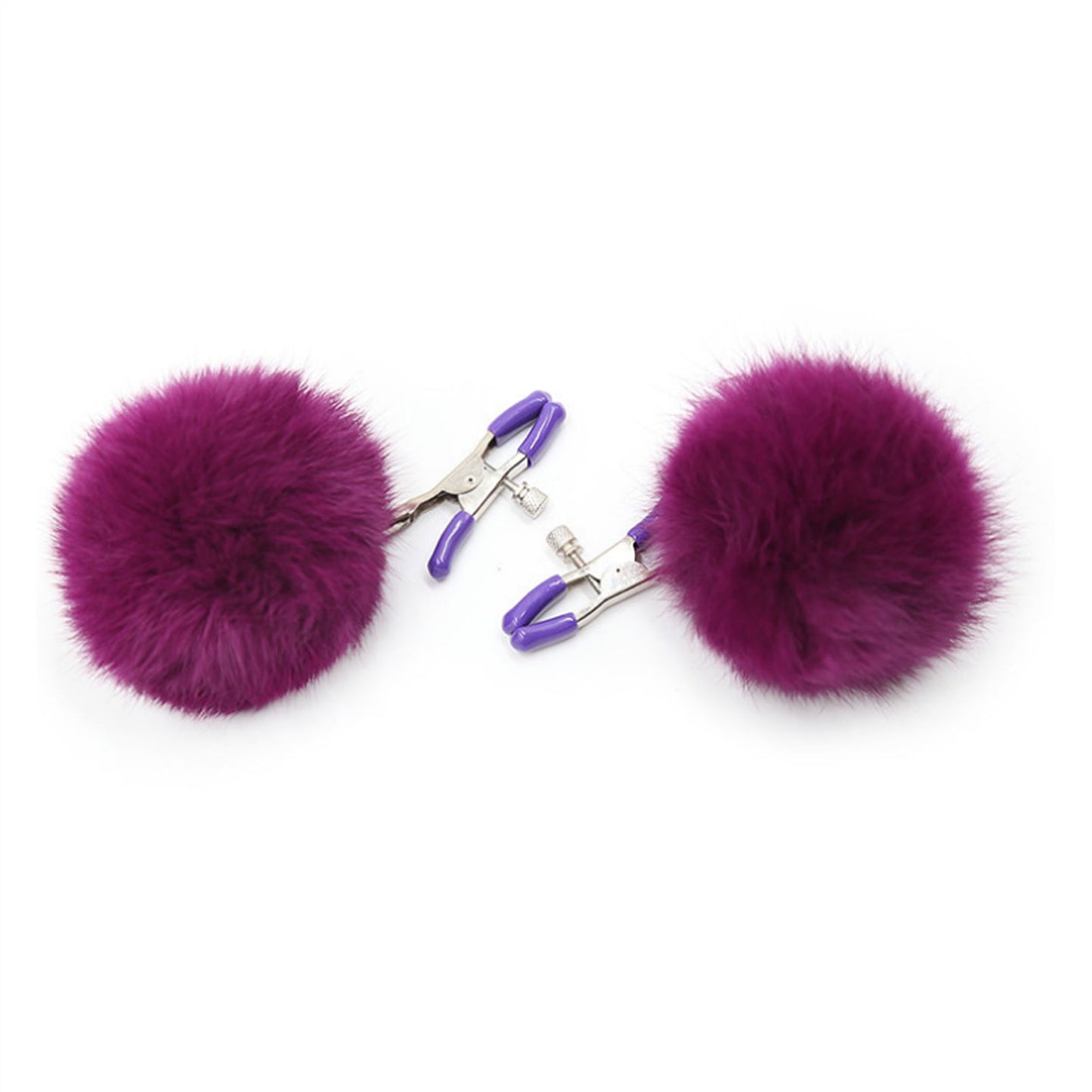 Round Feather Milk Metal Clip Nipple Clamps With S