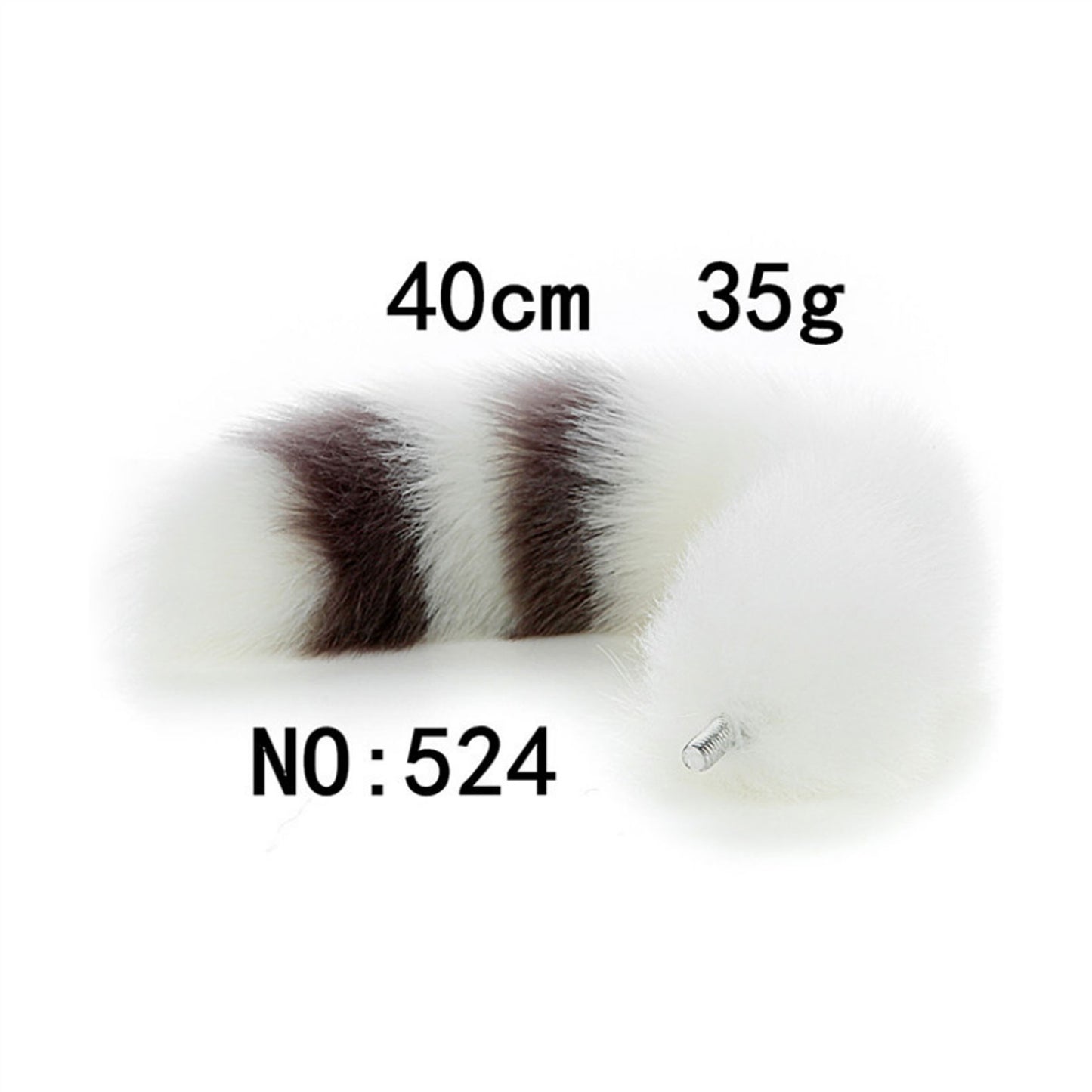 Removable Imitation Fox Tail Anal Plug For Couple