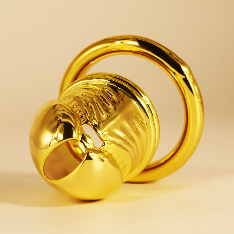 Chastity Device Men, Stainless Steel Breathable Co