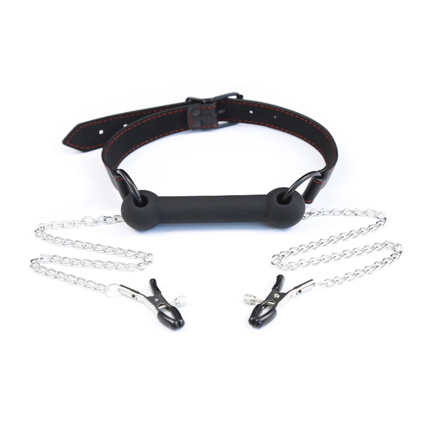 Dumbbell Silicone Stoppers With Milk Clips Chains