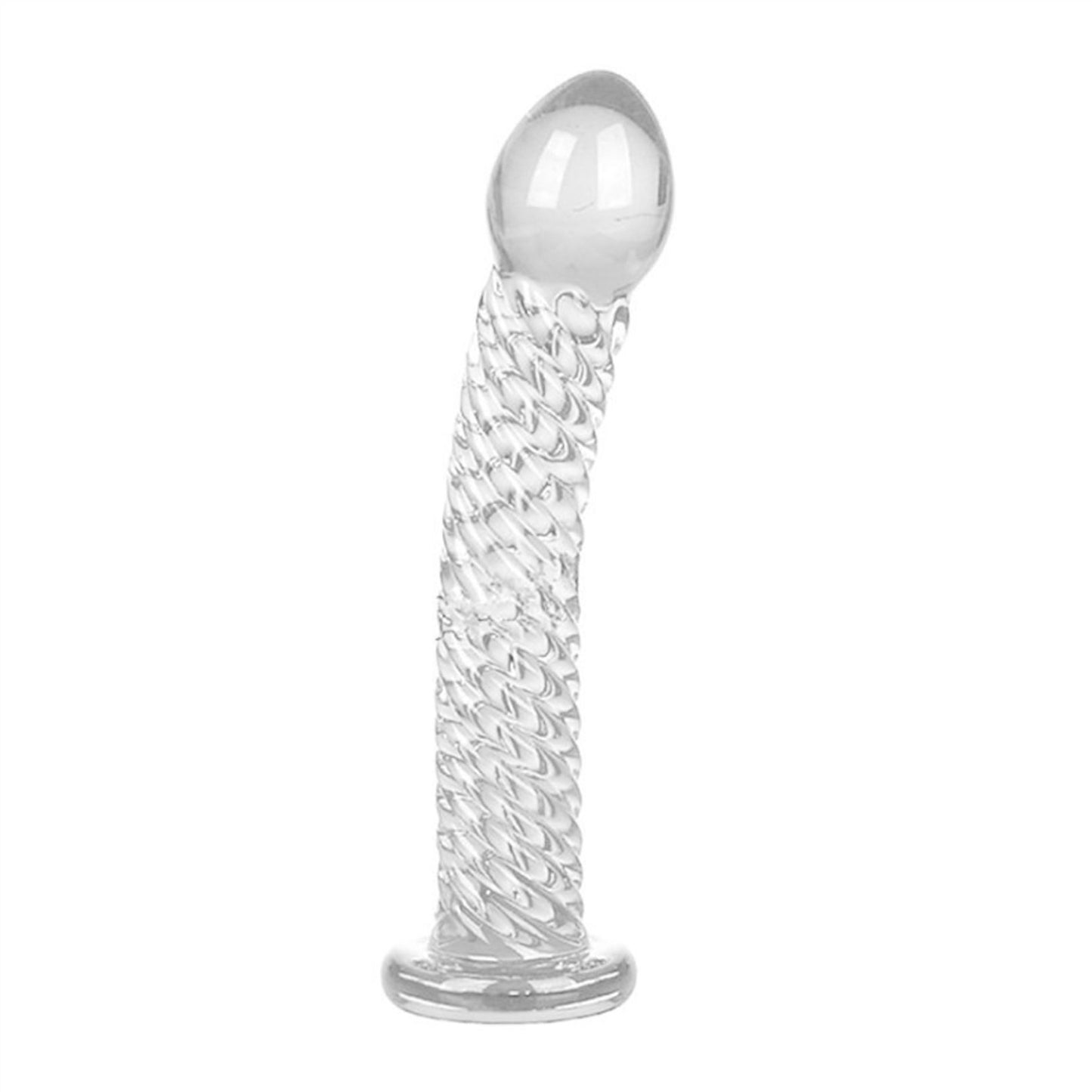 Crystal Glass Adult Toy Metal Anal Plug Ring For C