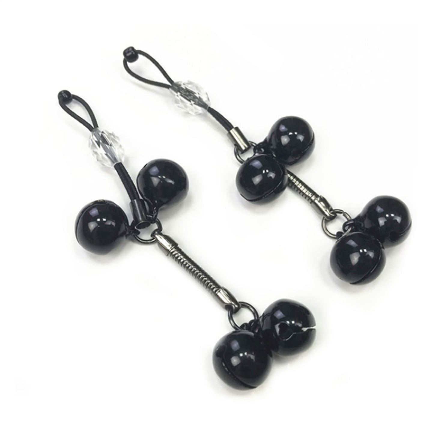 Lanyard Bell Metal Mimi Clip Nipple Clamps With Bl