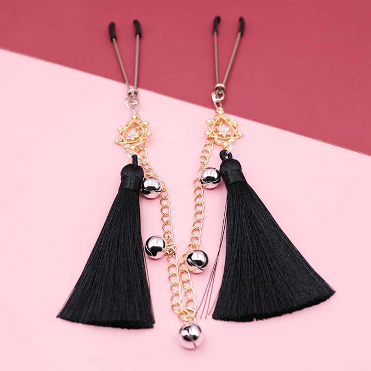 3 Pair Nipple Noose Nipple Clip Pendant with Bells