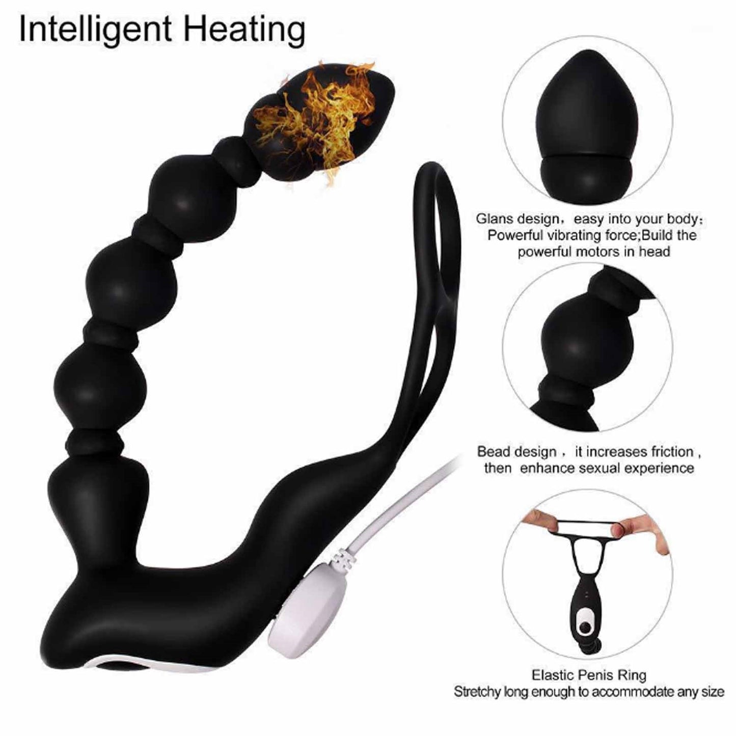 Sex Toys for Men Anal Plug Prostate Massager with