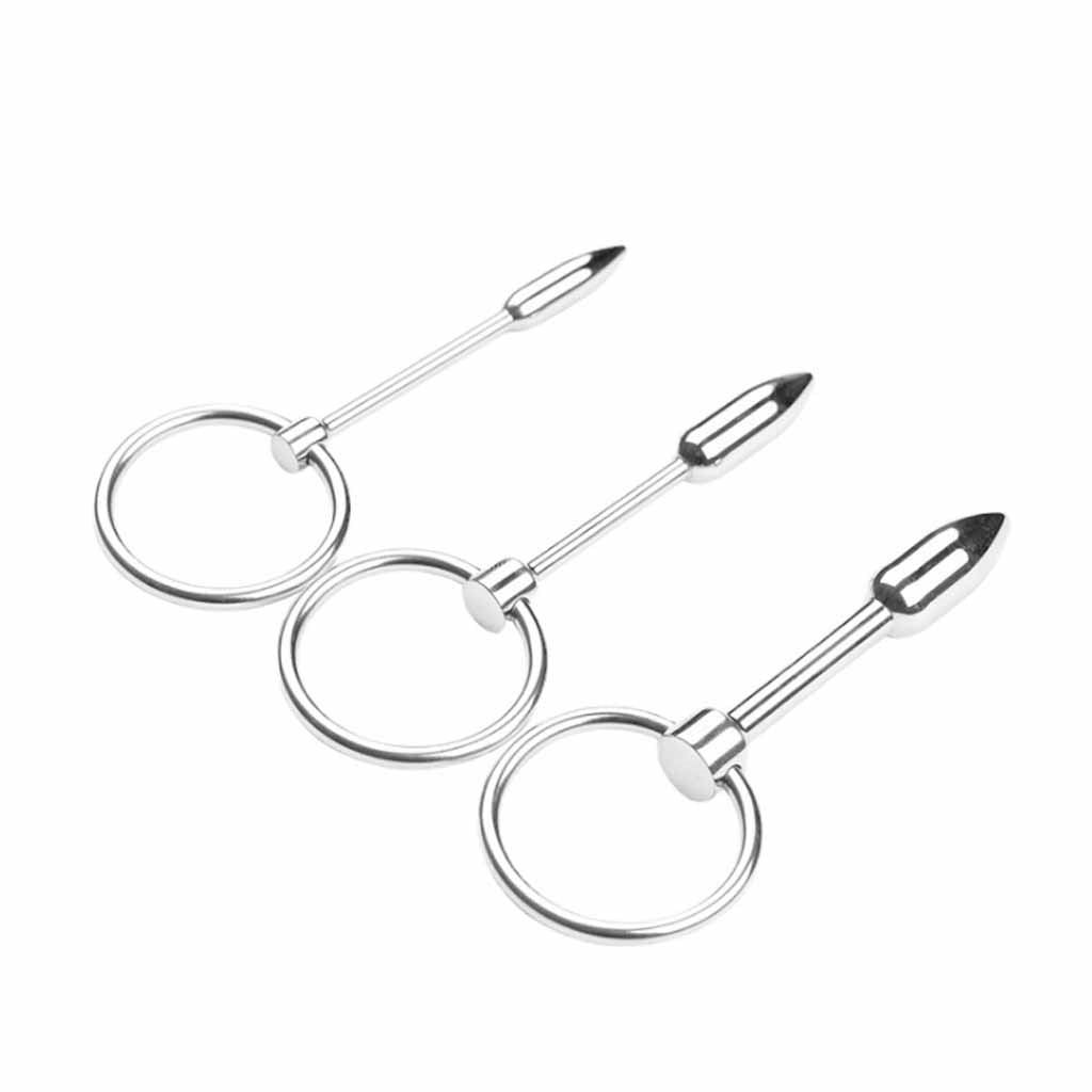 Urethral Sounds Set 3 Sizes Stainless Steel Penis
