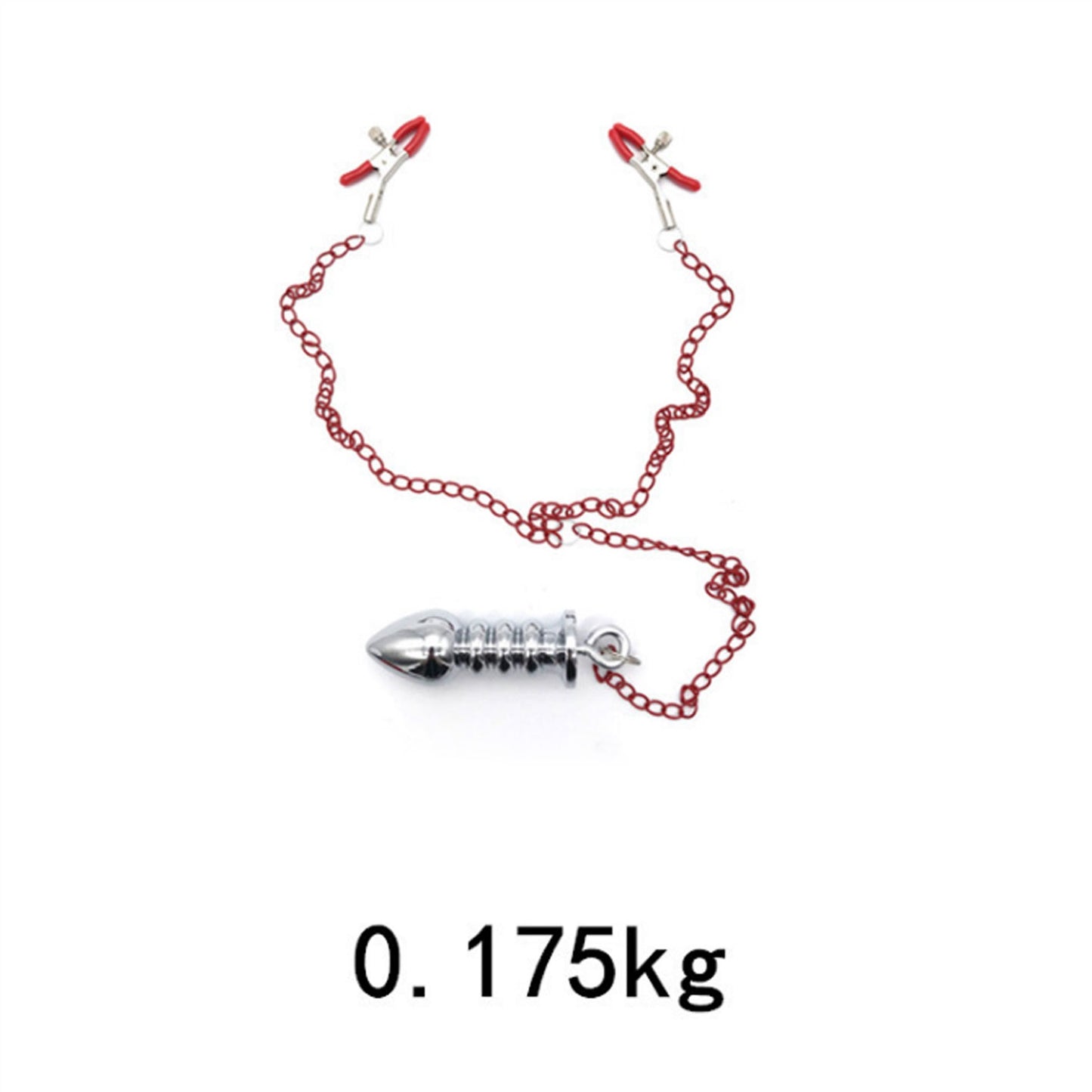 Long Chain Metal Nipple Clamp Female Clamp Plug Je