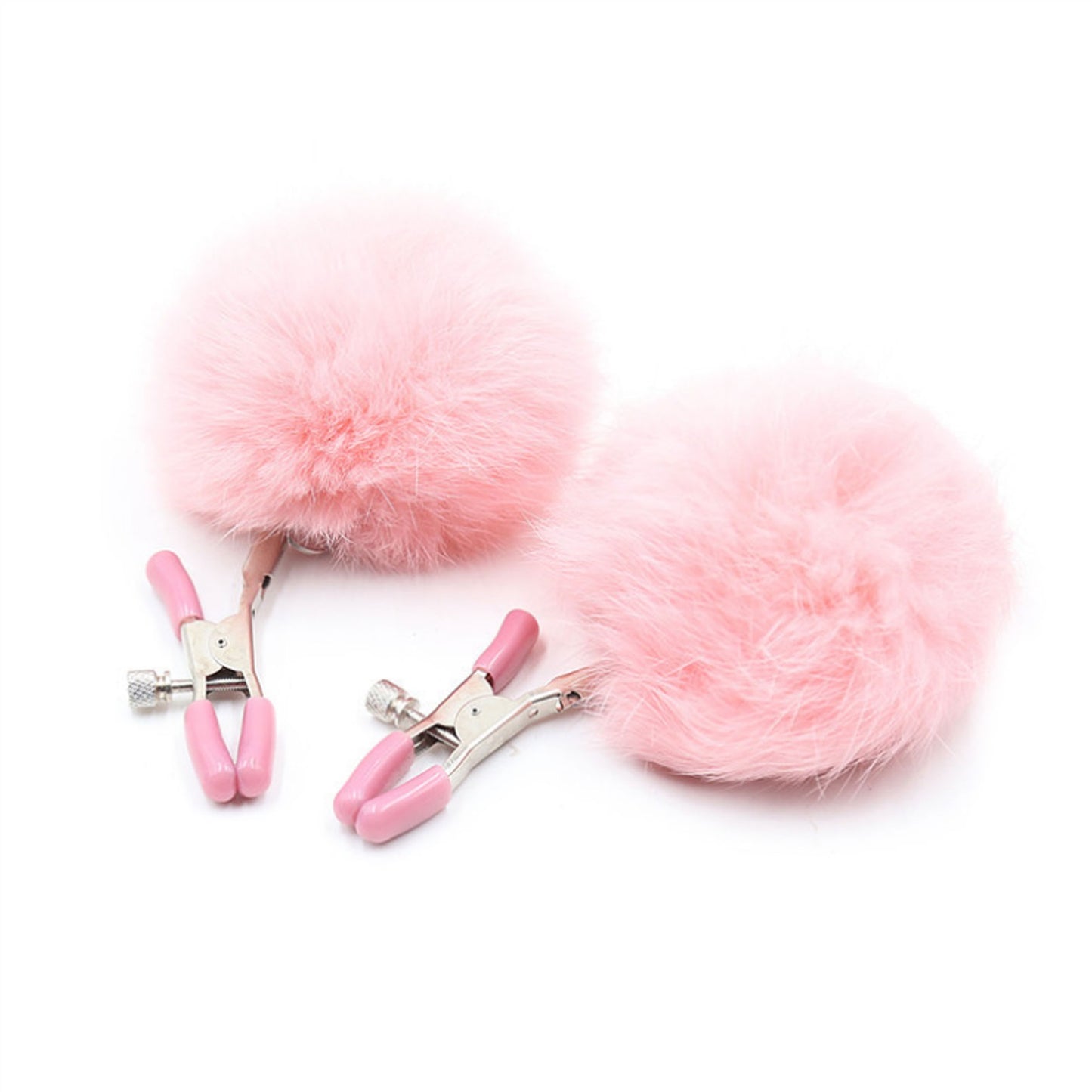 Round Feather Milk Metal Clip Nipple Clamps With S