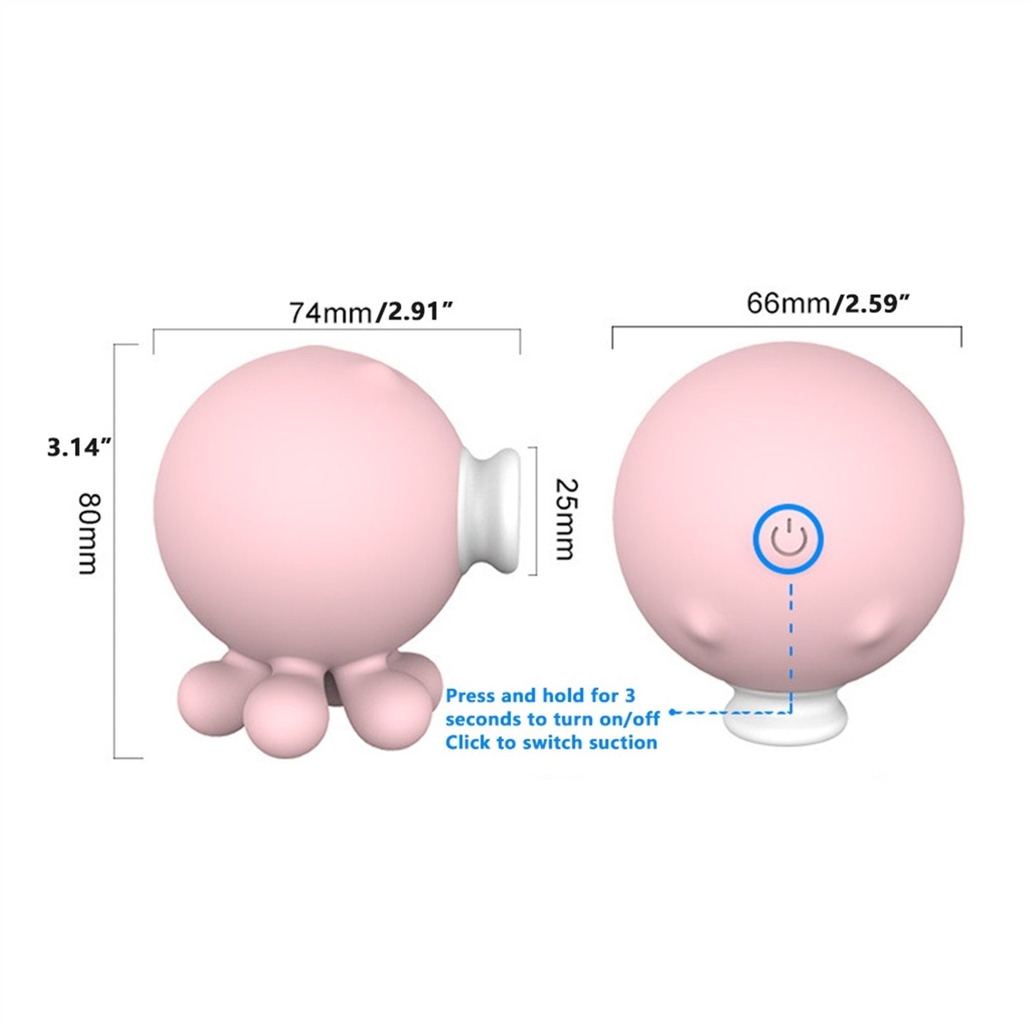 PINK Octopus Nipple Aspirator Nipple Corrector Nip