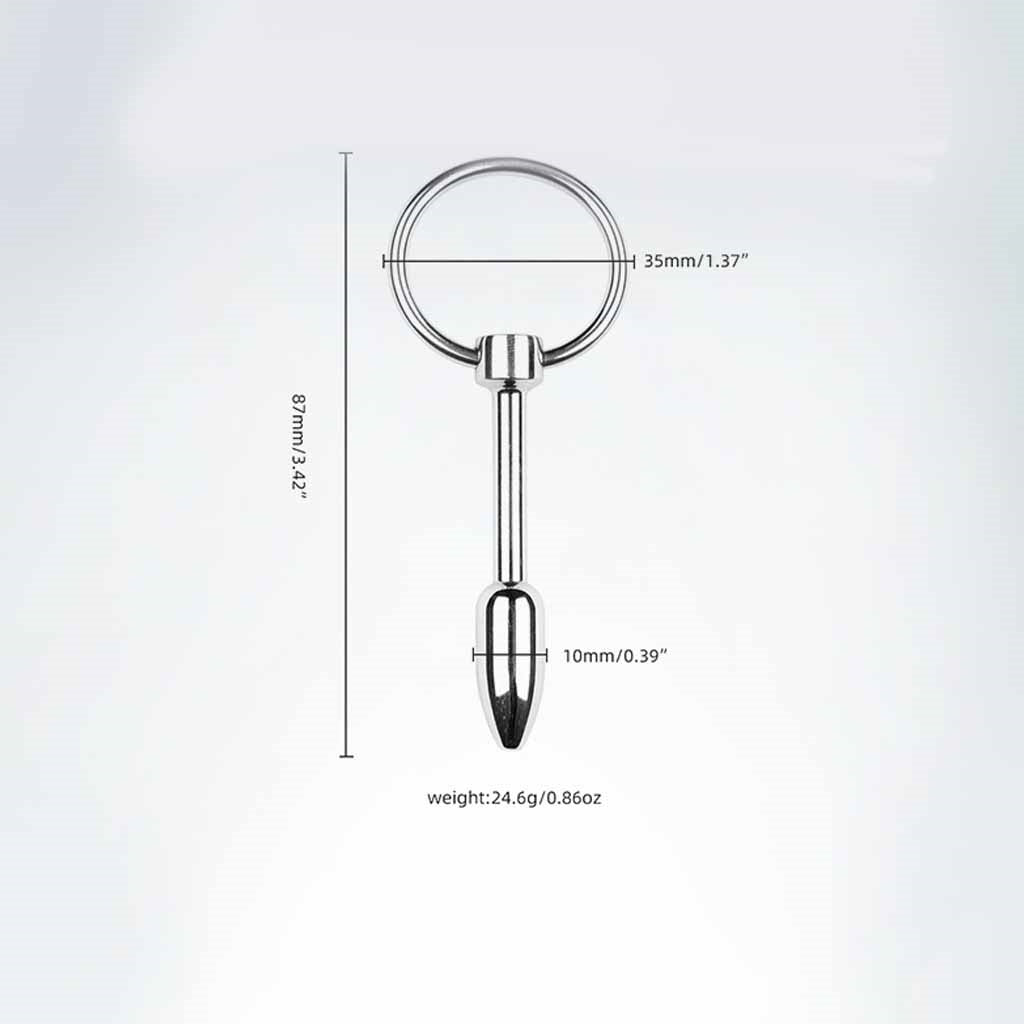 Urethral Sounds Set 3 Sizes Stainless Steel Penis