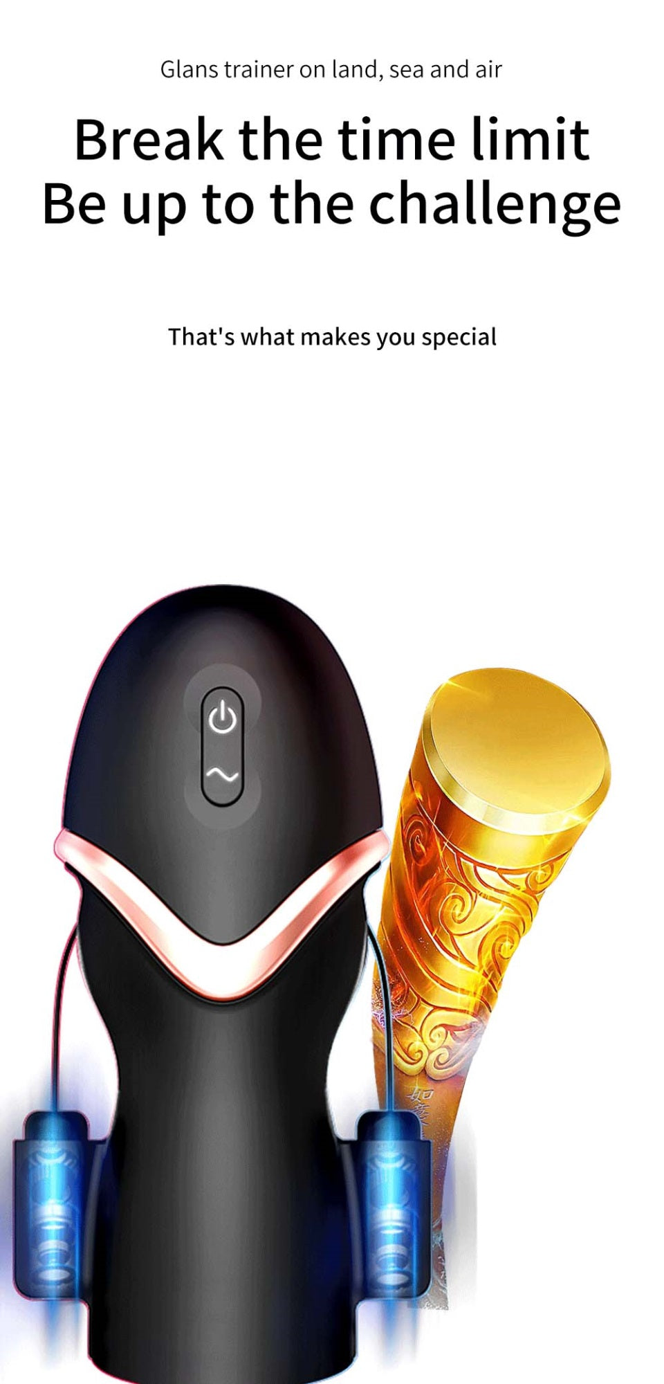 Masturbator penis trainer vibrator sex experience