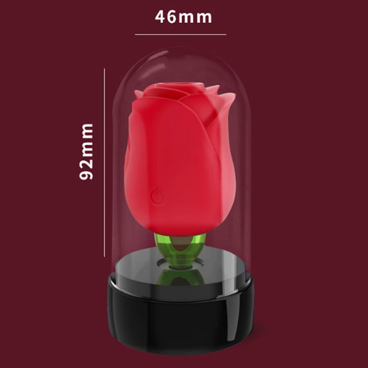 Rose female masturbator multi-frequency vibration