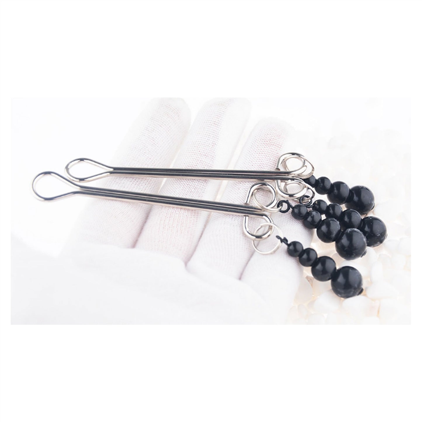 Four Beads Metal Clip Nipple Clamps With Screw Pie