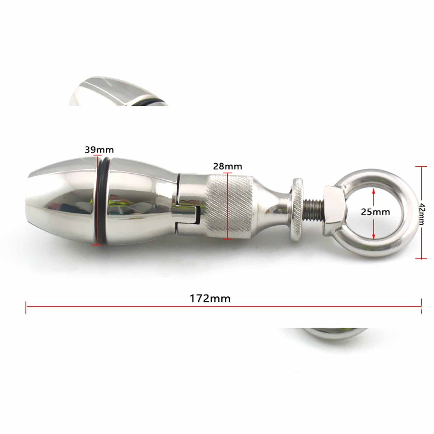 Anal Plug Heavy Duty Stainless Steel Anal Trainer