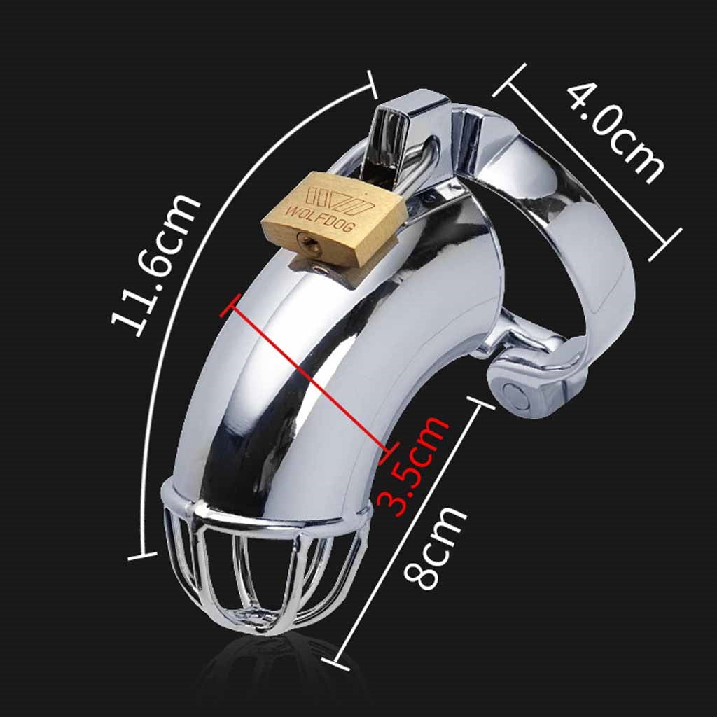 Stainless Steel Stealth Lock Male Chastity Device