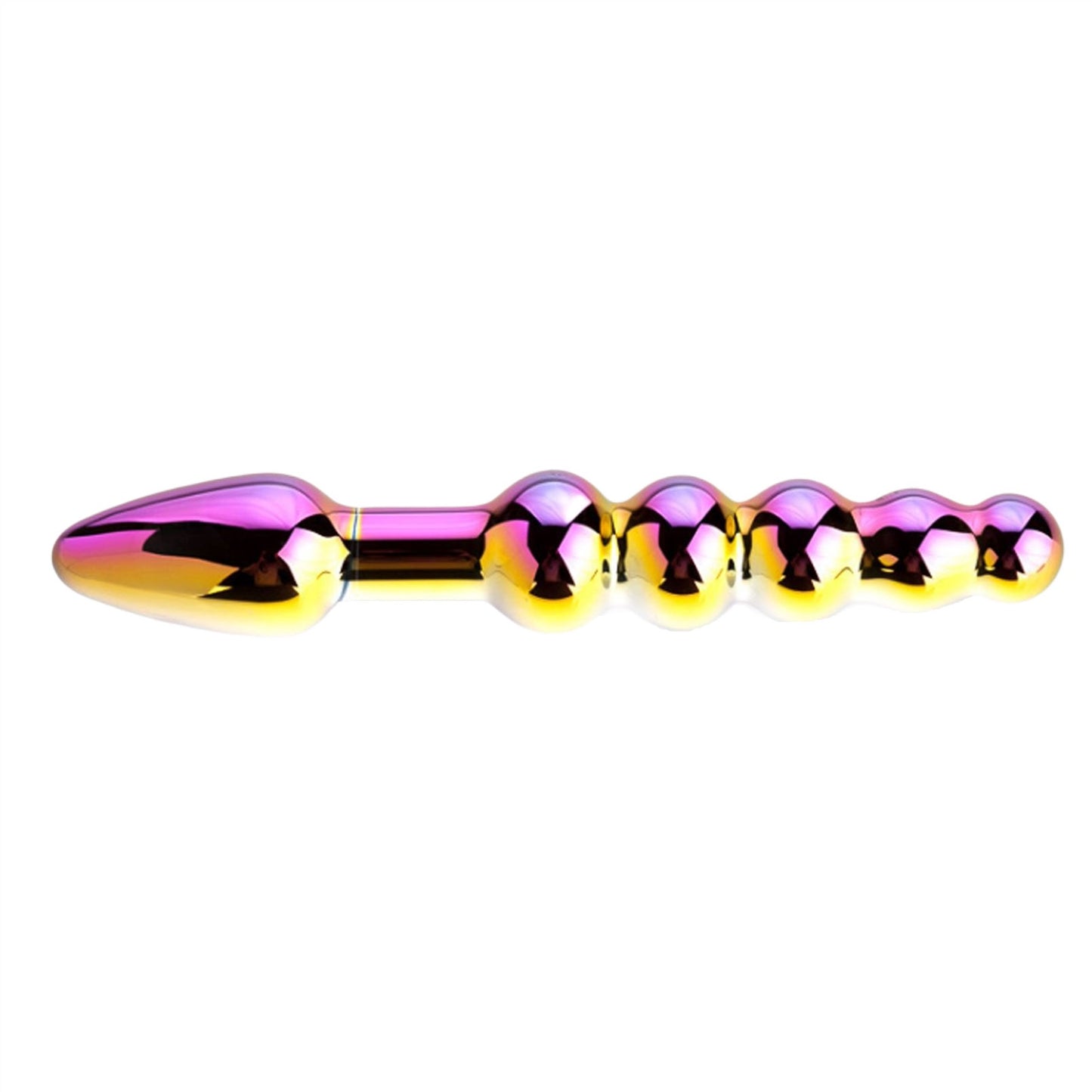 Crystal Glass Adult Toy Metal Anal Plug Ring For C