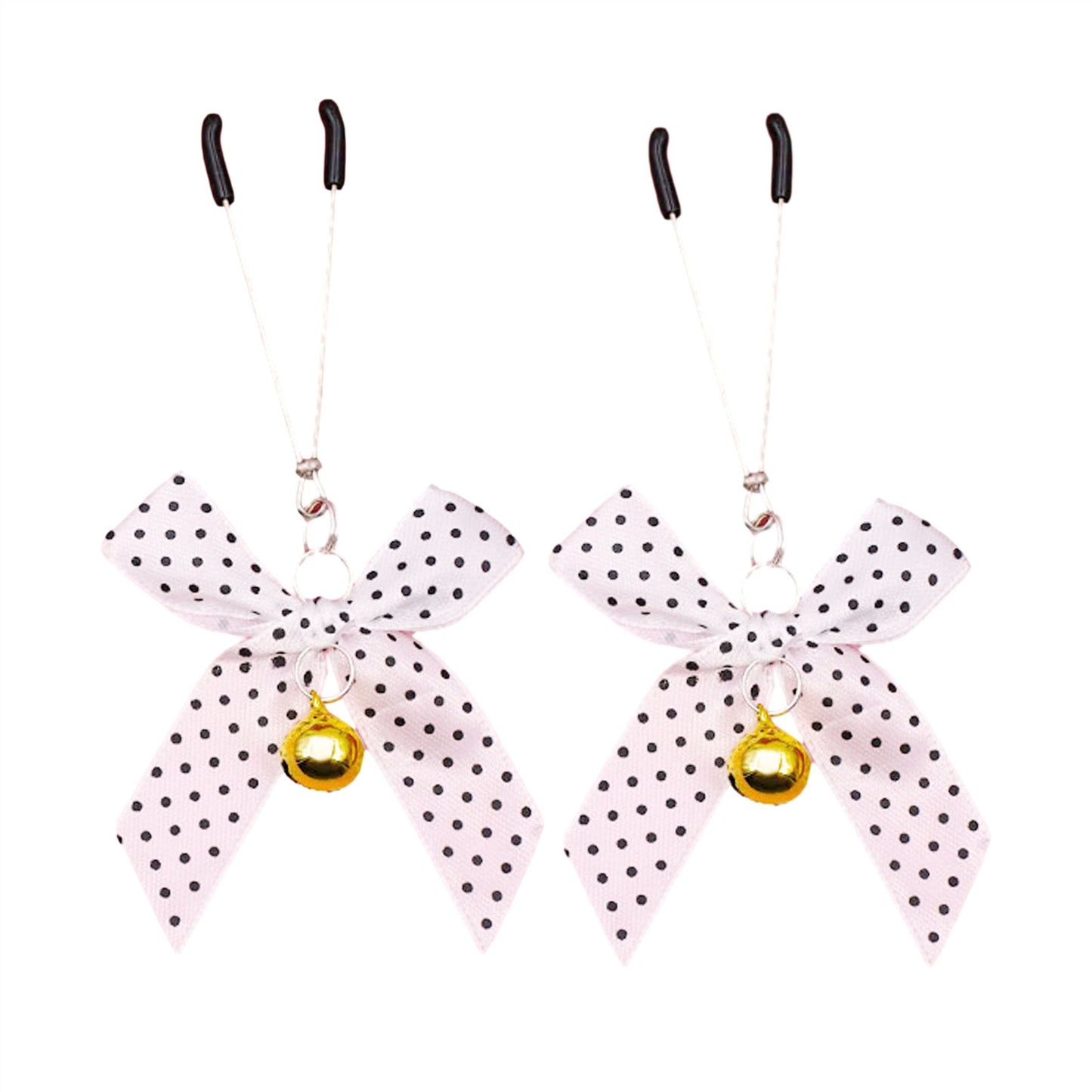 Hairball Bell Metal Tassels Pendant Nipple Clamps 