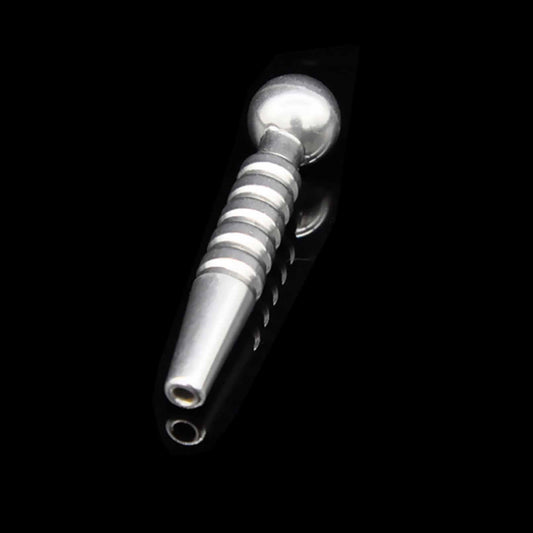 Male Beaded Dual Ribbed Urethral Sound Catheter Pl