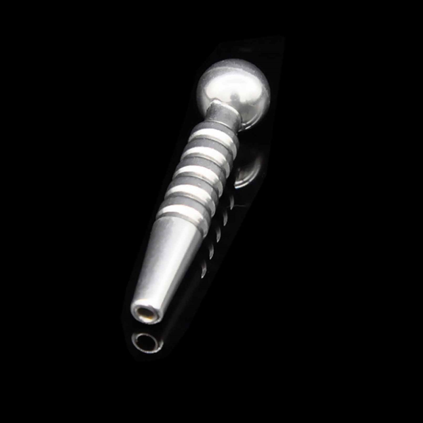 Male Beaded Dual Ribbed Urethral Sound Catheter Pl