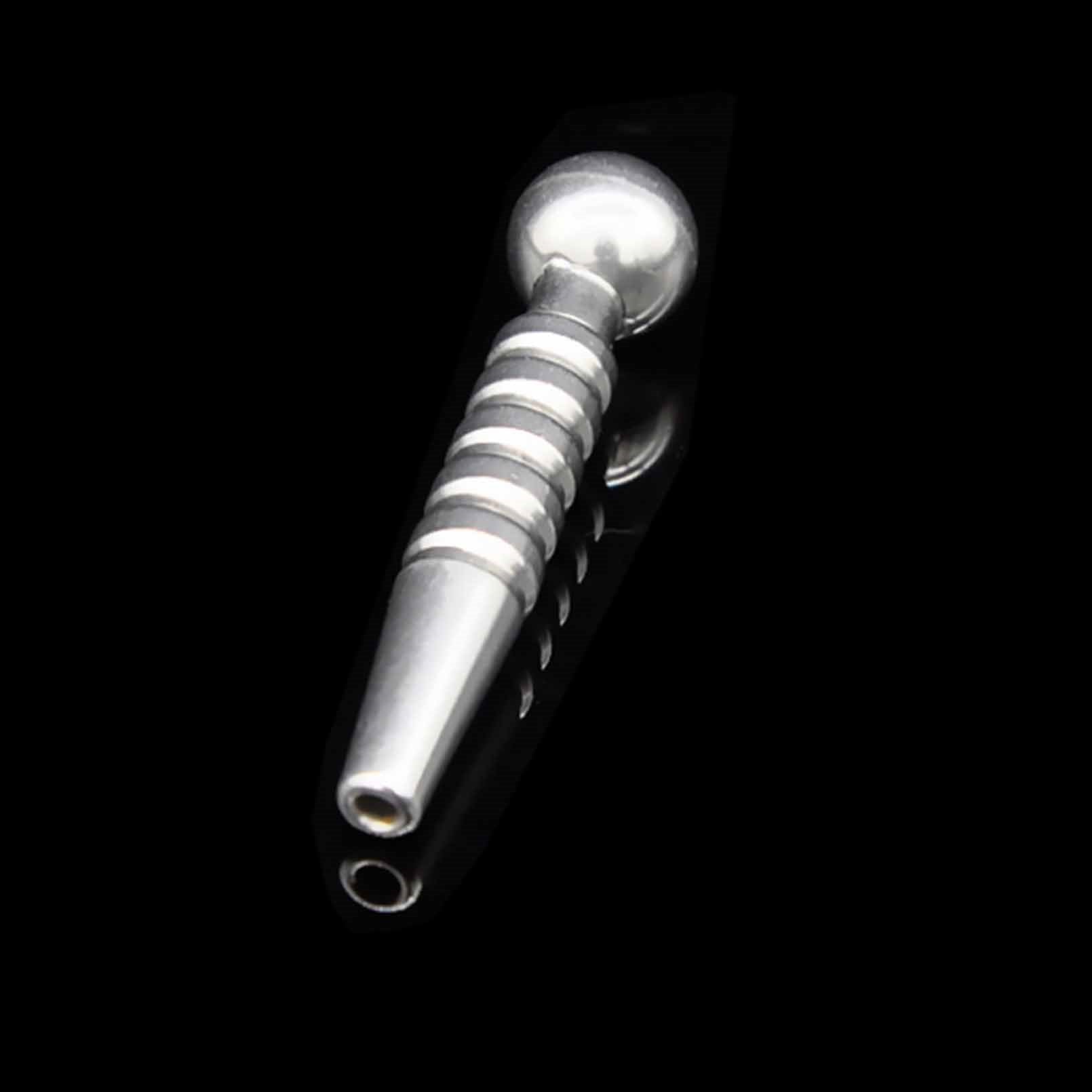 Male Beaded Dual Ribbed Urethral Sound Catheter Pl