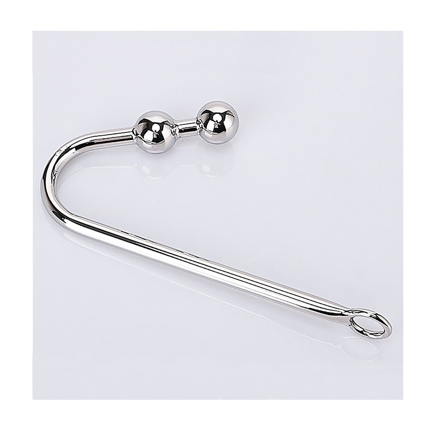 2 Balls Hook Stainless Steel Metal Ball Solid Meta